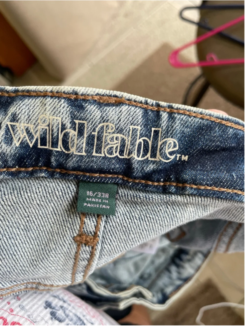 Women's Wild Fable Jean Shorts Blue Size 16